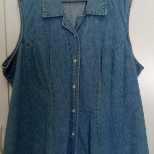 Blouse Sleeveless | by: Faded Glory | 0323 | ⭐ $1 SALE ⭐